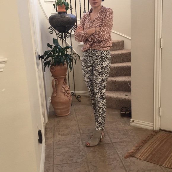 MICHAEL Michael Kors 'Miranda - Bluebell' Print Pants, Size 4, Size 6 - Picture 3 of 9